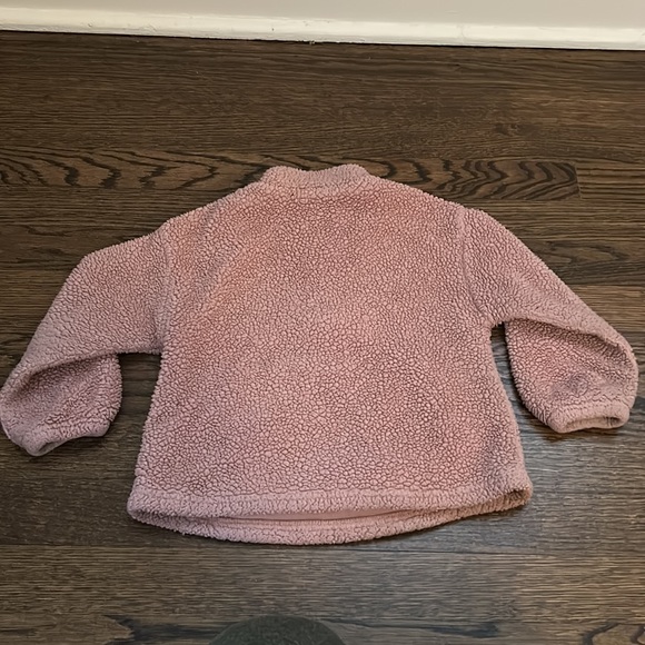 Very well loved and worn teddy bear fleece.  Cuter because it is worn in. - Picture 3 of 4